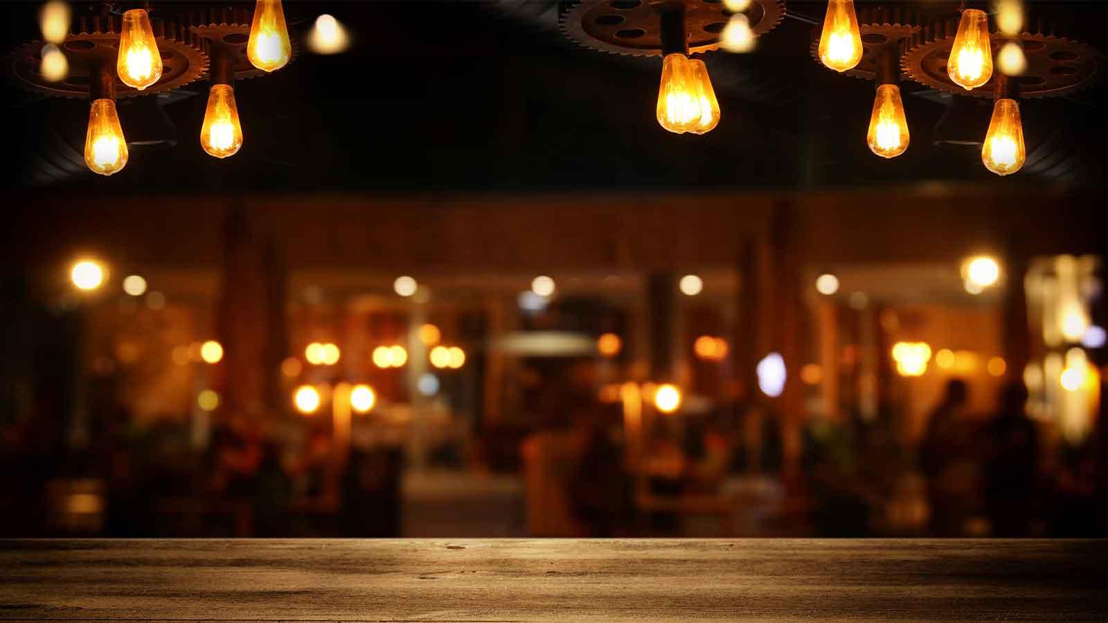 Bar mit Getränken